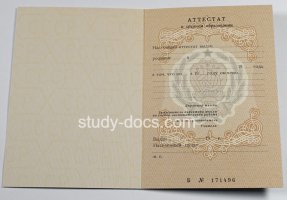 Аттестат за 11 класс до 1994 в Электростали