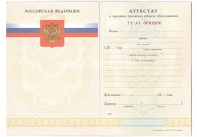Аттестат за 11 класс 2007-2009 в Электростали