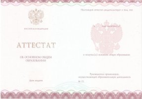 Аттестат за 9 класс 2013-2019 в Электростали