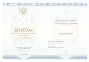 Диплом колледжа 2014 - 2019 в Электростали