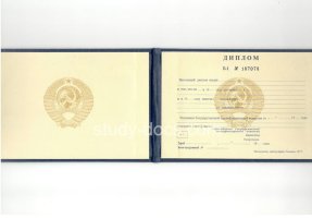 Диплом техникума ссср старого образца в Электростали
